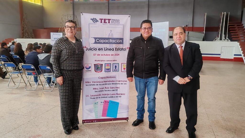 Inicia TET capacitaciones del Juicio en Línea en municipios