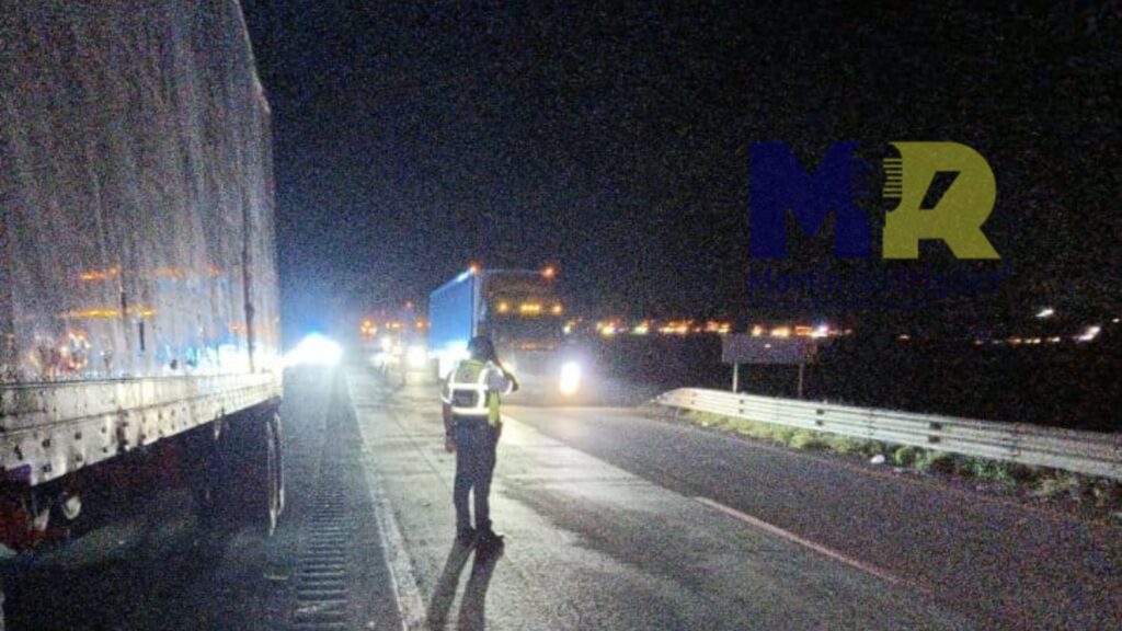 Tráiler atropella a elemento de la Guardia Nacional en la Amozoc-Perote y lo manda al hospital
