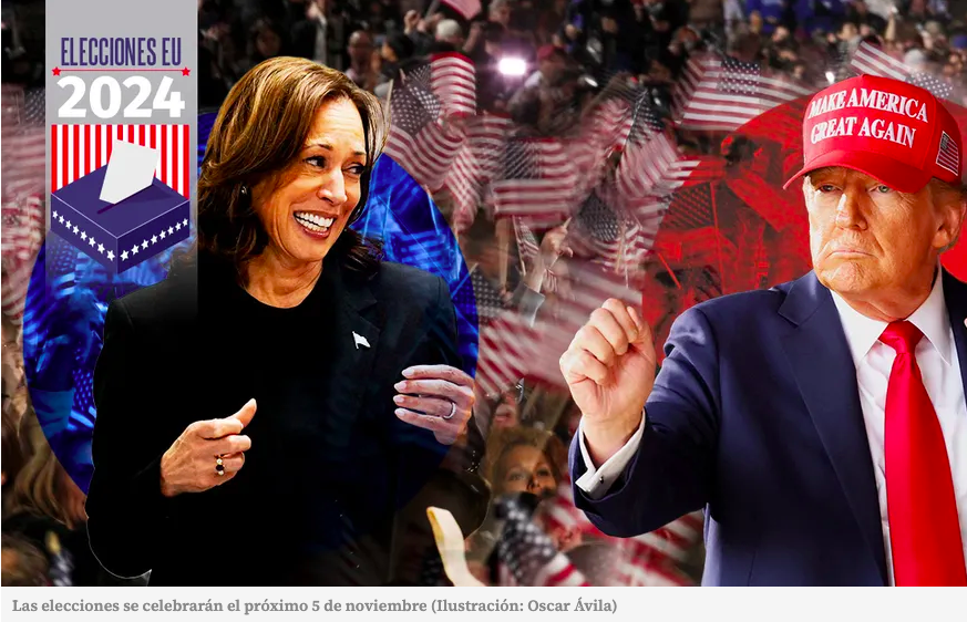 Kamala Harris y Trump arrecian cortejo desesperado del voto latino