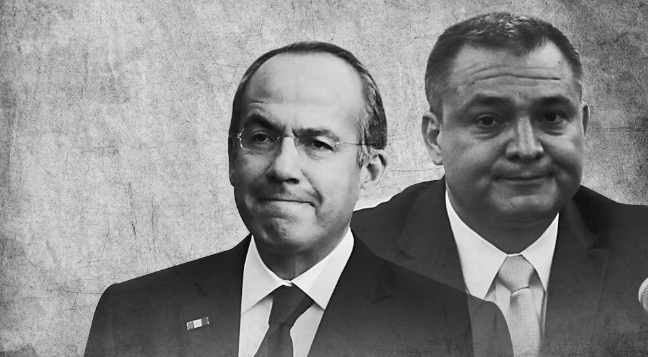 Felipe Calderón asegura que él sí combatió al crimen organizado; internautas le recuerdan nexos de García Luna con el narco
