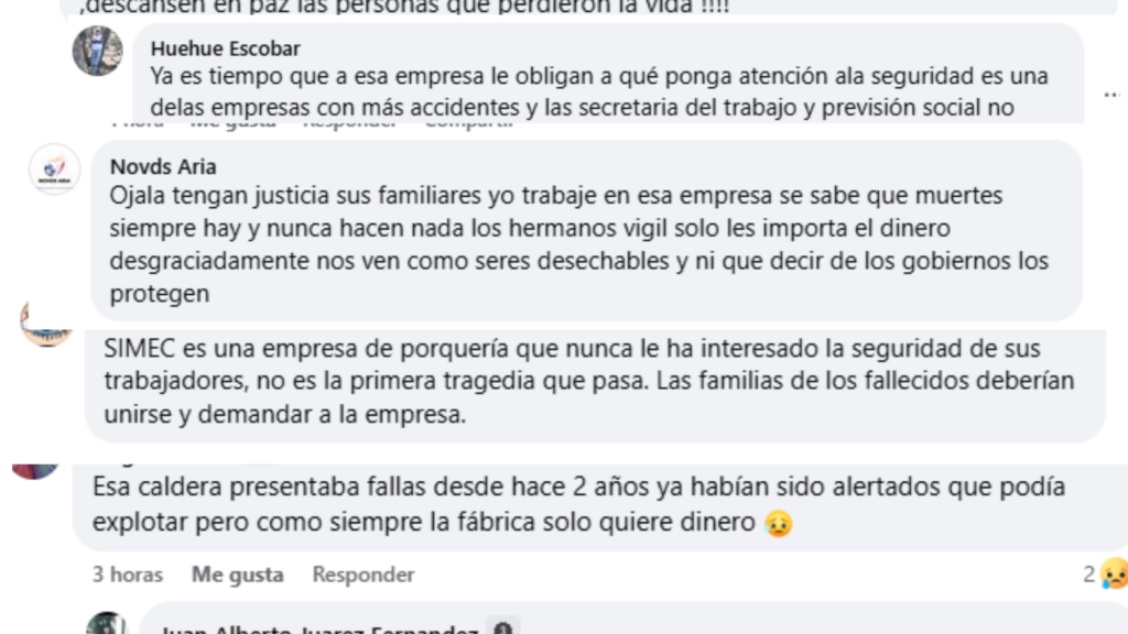 Usuarios aseguran que Simec ignoró avisos sobre fallas en la caldera