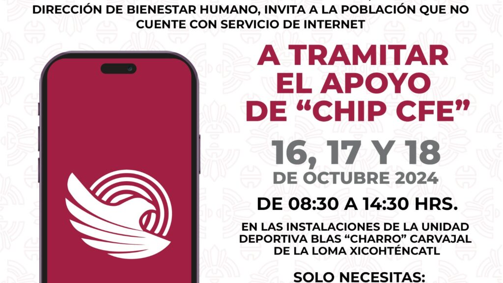 El Internet CFE Bienestar llega a Tlaxcala de Xicohténcatl