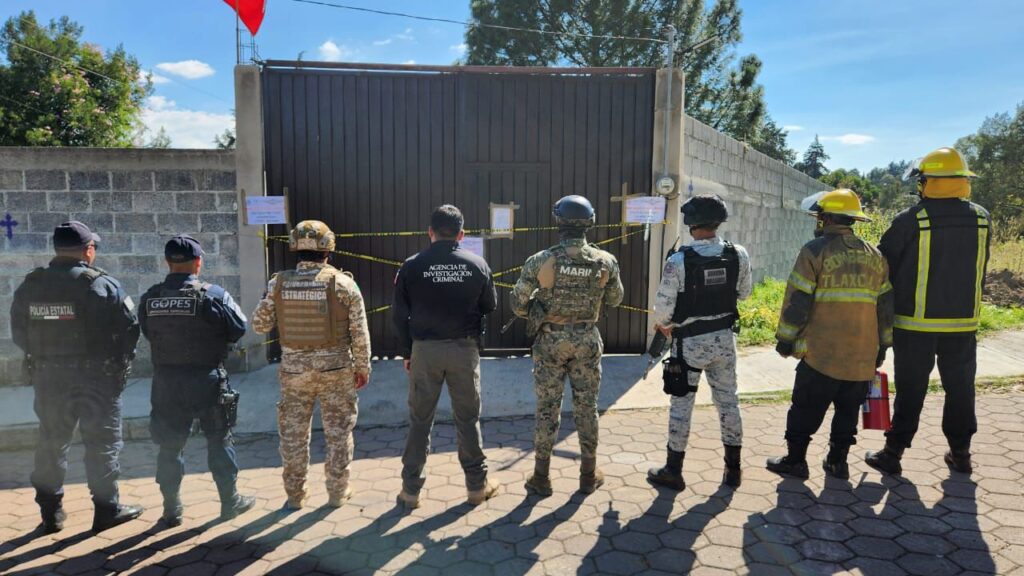 LA PFM CUMPLIMIENTA ORDEN DE CATEO EN MATERIA DE HIDROCARBUROS EN YAUHQUEMEHCAN, TLAXCALA