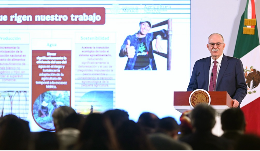 Claudia anuncia plan de soberanía alimentaria: más maíz, frijol y apoyo a jornaleros