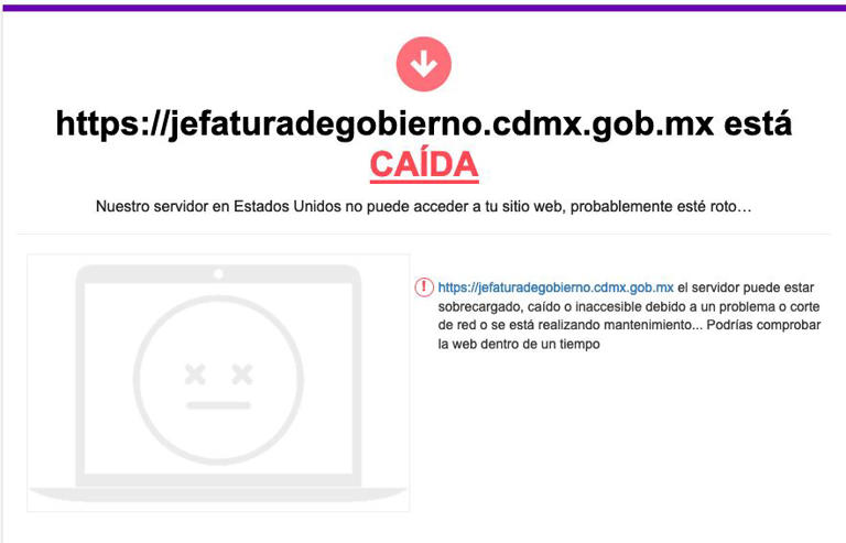CDMX bajo ataque: Cae más de una decena de sitios del gobierno en posible DDoS