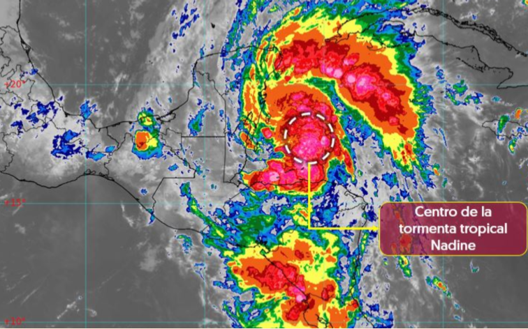 Nadine: Se forma tormenta tropical en el mar Caribe; provocará lluvias torrenciales en 3 estados