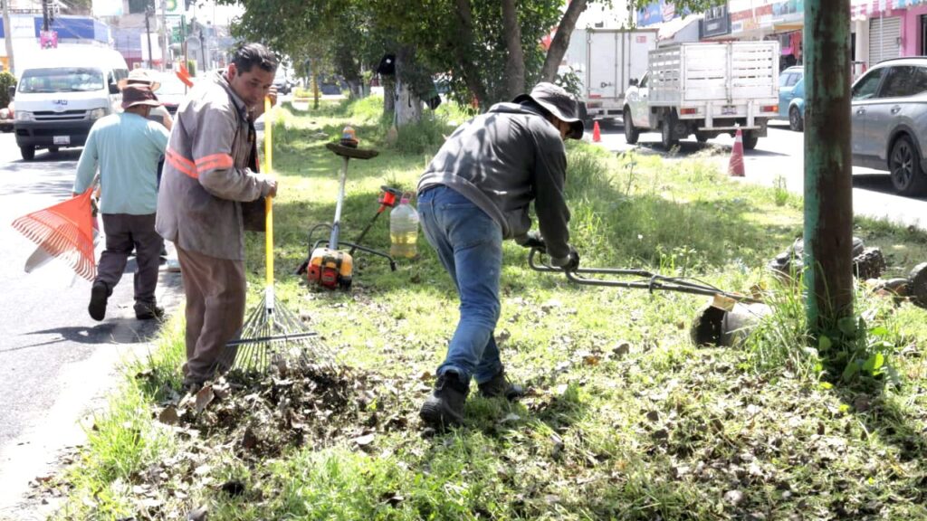 Blanca Ángulo trabaja por mejorar la imagen urbana de Chiautempan