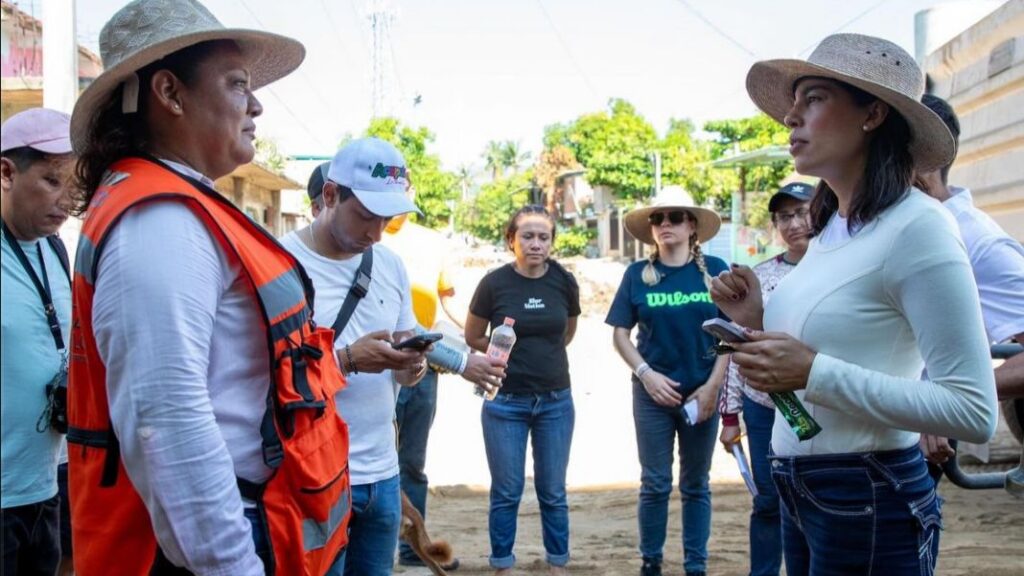 Josefina Rodríguez impulsa la recuperación de Acapulco con servidores públicos tras el Huracán John