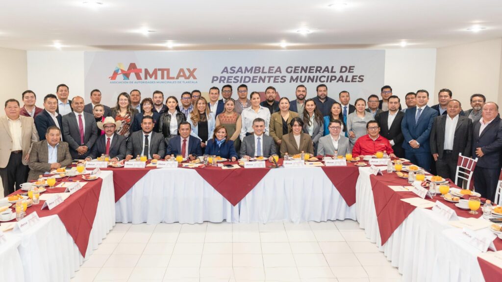 AAMTLAX celebra asamblea con 45 Alcaldes del Estado de Tlaxcala y formaliza su integración en una Asociación Estatal
