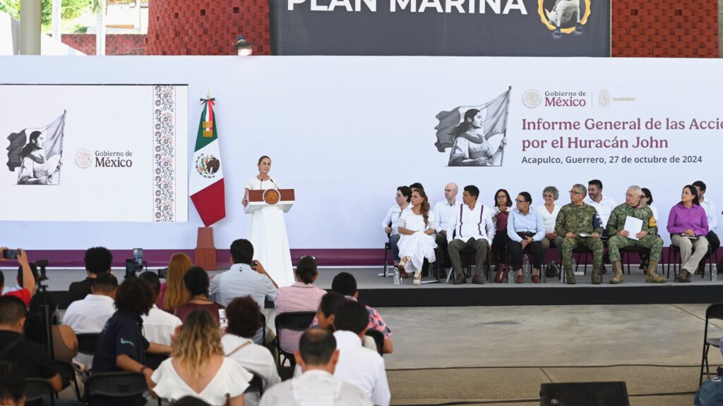 HOY PODEMOS DECIR QUE LA EMERGENCIA POR HURACÁN JOHN HA TERMINADO EN GUERRERO Y OAXACA: PRESIDENTA CLAUDIA SHEINBAUM