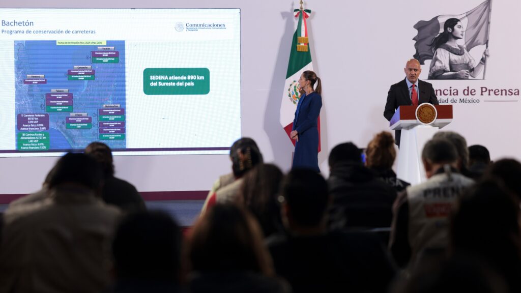 INICIA PROGRAMA BACHETÓN EN 9 ESTADOS; ATENDERÁ 45 MIL KMS DE CARRETERAS FEDERALES EN EL PAÍS: ESTEVA MEDINA