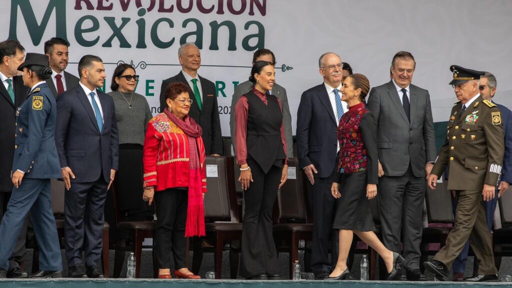 Acompaña Josefina Rodríguez a la presidenta Claudia Sheinbaum en la conmemoración de la Revolución Mexicana