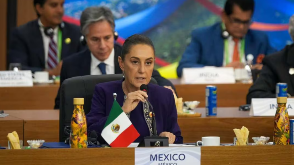 Sheinbaum pide en G20 destinar 1% del gasto militar a reforestación; “dejemos de sembrar guerras y sembremos paz y vida”, dice