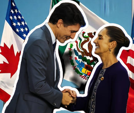 Trudeau rechaza sacar a México del T-MEC: Sheinbaum
