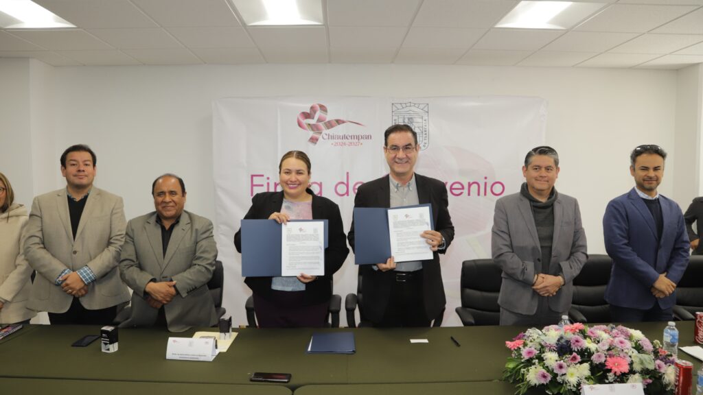Signan Chiautempan y UVT convenio de colaboración
