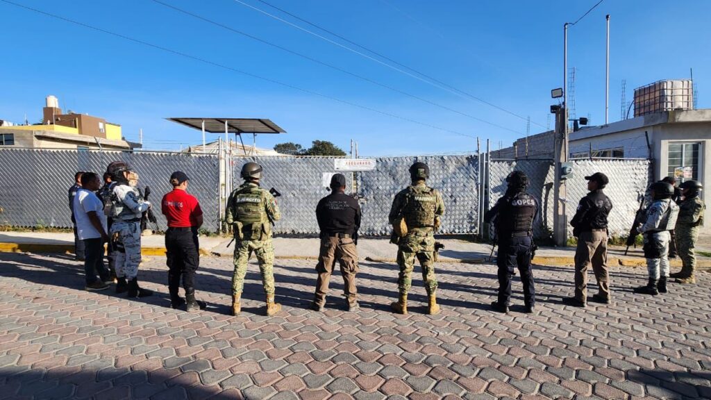 LA PFM CUMPLIMIENTÓ ORDEN DE CATEO EN MATERIA DE HIDROCARBUROS EN SAN PABLO DEL MONTE TLAXCALA