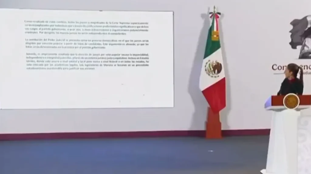 Claudia: Zedillo defiende la Corte que él puso, la que calló sus matanzas y Fobaproa