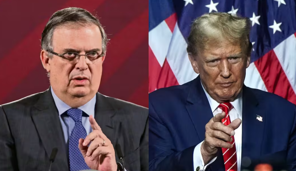 “Si tú me aplicas 25% de arancel, yo también tengo que reaccionar con aranceles”; responde Ebrard ante amenaza de Trump