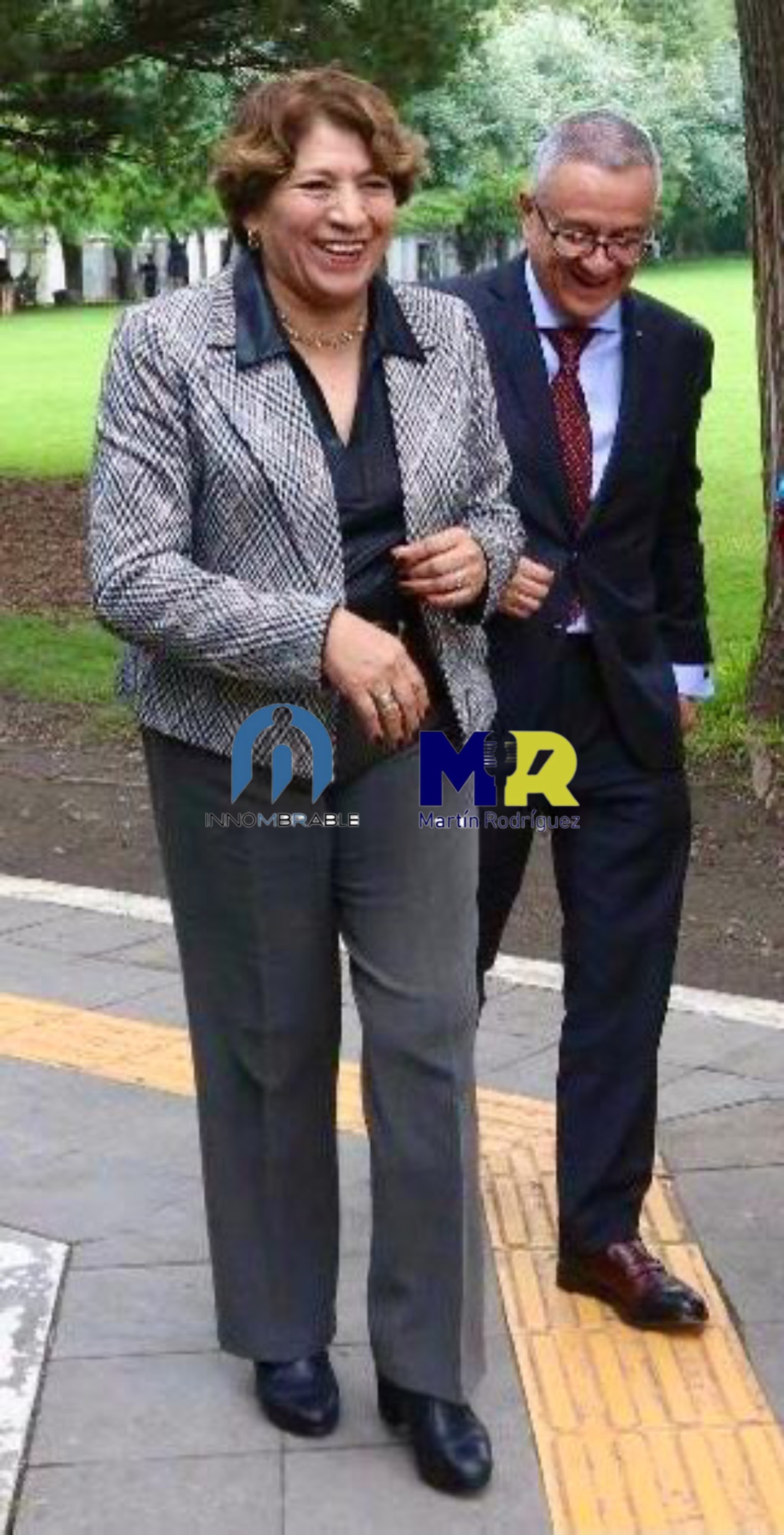Delfina Gómez Álvarez y Oscar Flores Jiménez coincidieron y fomentaron una amistad cuando la primera relevo del cargo a Moctezuma Barragan, siendonosla la primera profesora de carrera en ocupar esa importante secretaría