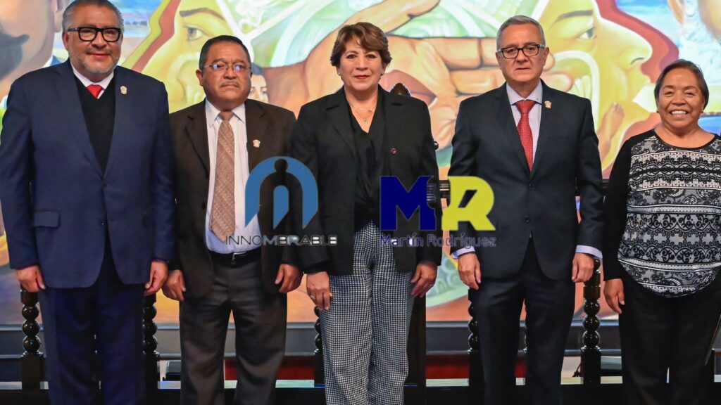 Oscar Flores Jiménez es presentado en el gabinete de la maestra Delfina Gómez Álvarez en el Estado de México.