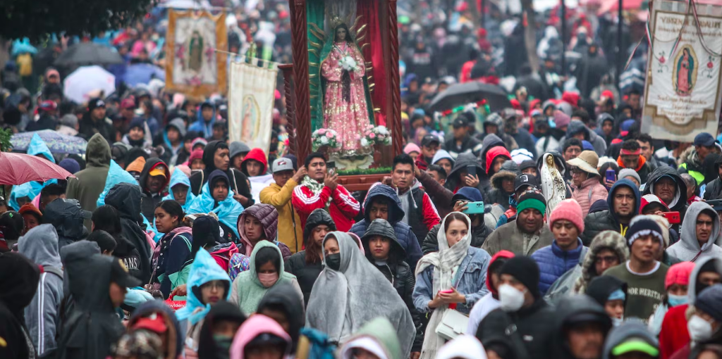 Se Espera la Llegada de 12 Millones de Peregrinos a la Basílica de Guadalupe