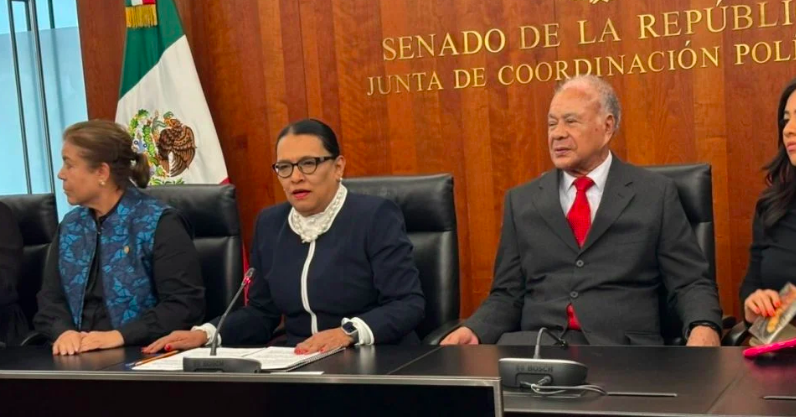 Rosa Icela inicia diálogo con la oposición en el Senado: PAN la felicita y el PRI espera ver resultados