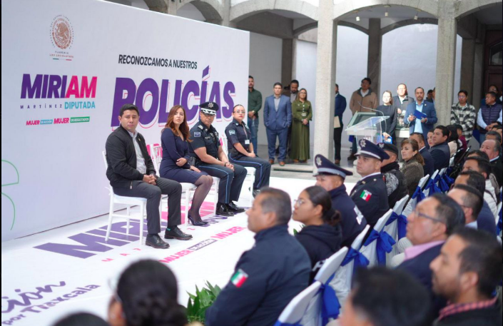 Reconoce Congreso labor policial en Tlaxcala durante el evento “Reconozcamos a nuestros policías 2024”