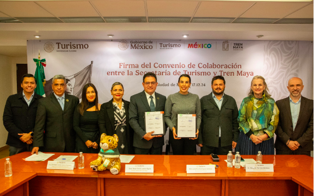 Secretaria de Turismo de México y Tren Maya firman convenio de colaboración