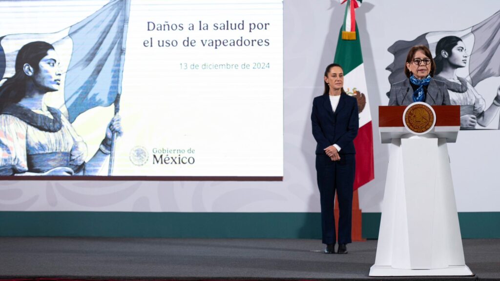 PRESIDENTA CLAUDIA SHEINBAUM INVITA A LAS Y LOS JÓVENES A EVITAR EL CONSUMO DE VAPEADORES; CONTIENEN MÁS DE 30 SUSTANCIAS NOCIVAS PARA LA SALUD