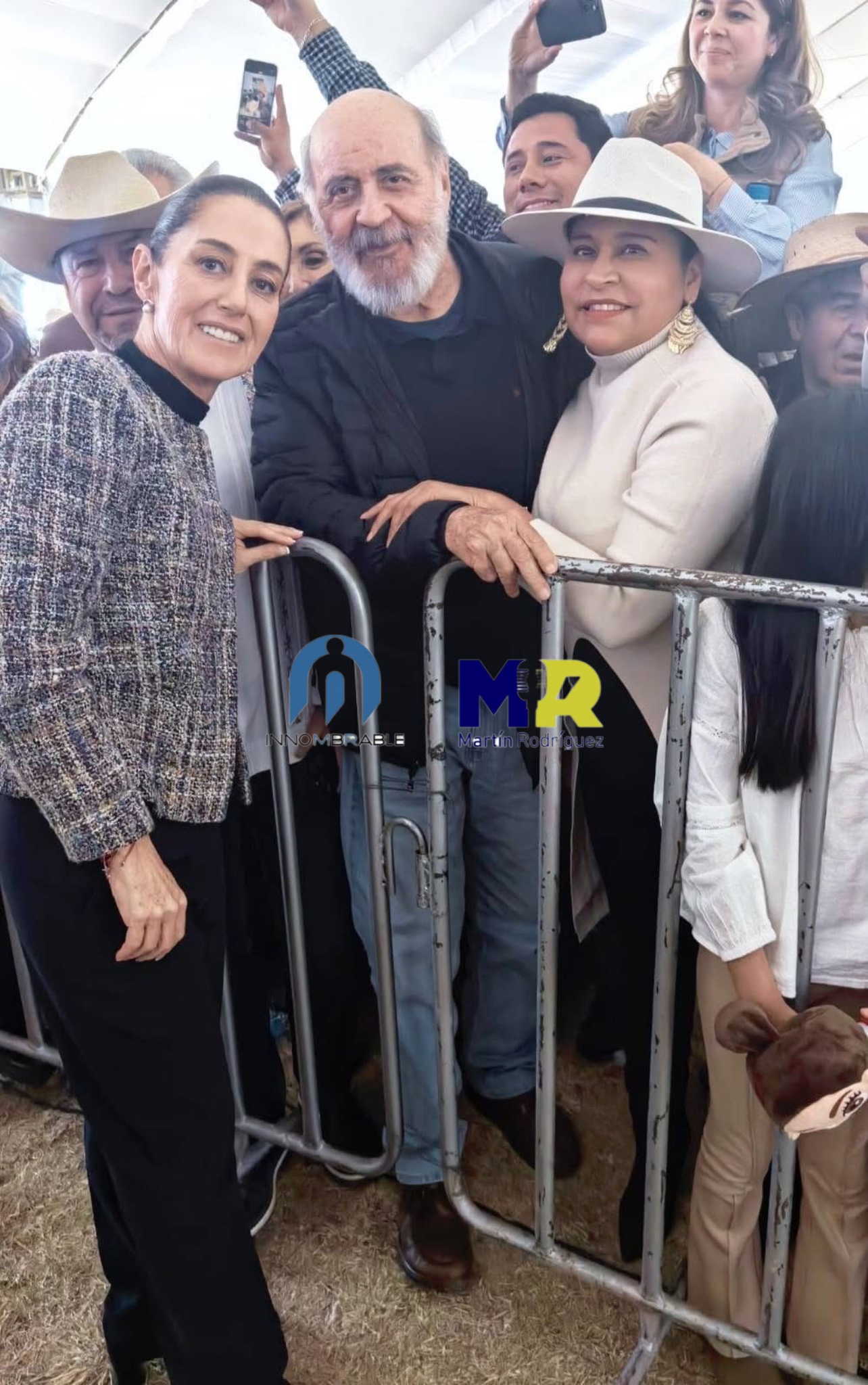 José Antonio Álvarez Lima y Ana Lilia Rivera Rivera, senadores de la República intercambiaron puntos de vista en esta, la primera visita de Sheinbaum como presidenta de México.