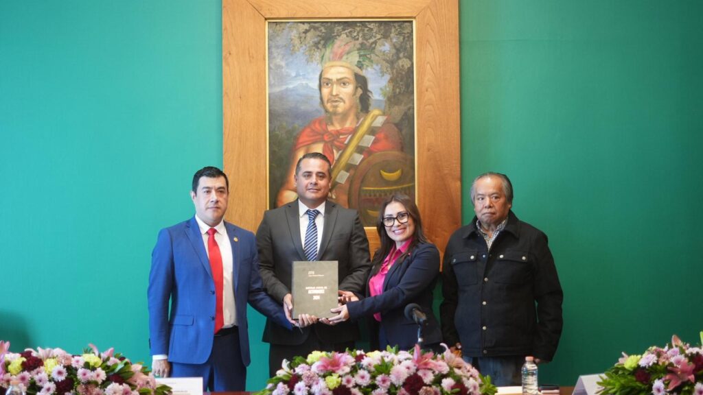 Reciben legisladores Informe Anual de Actividades del  Instituto Tlaxcalteca de Elecciones