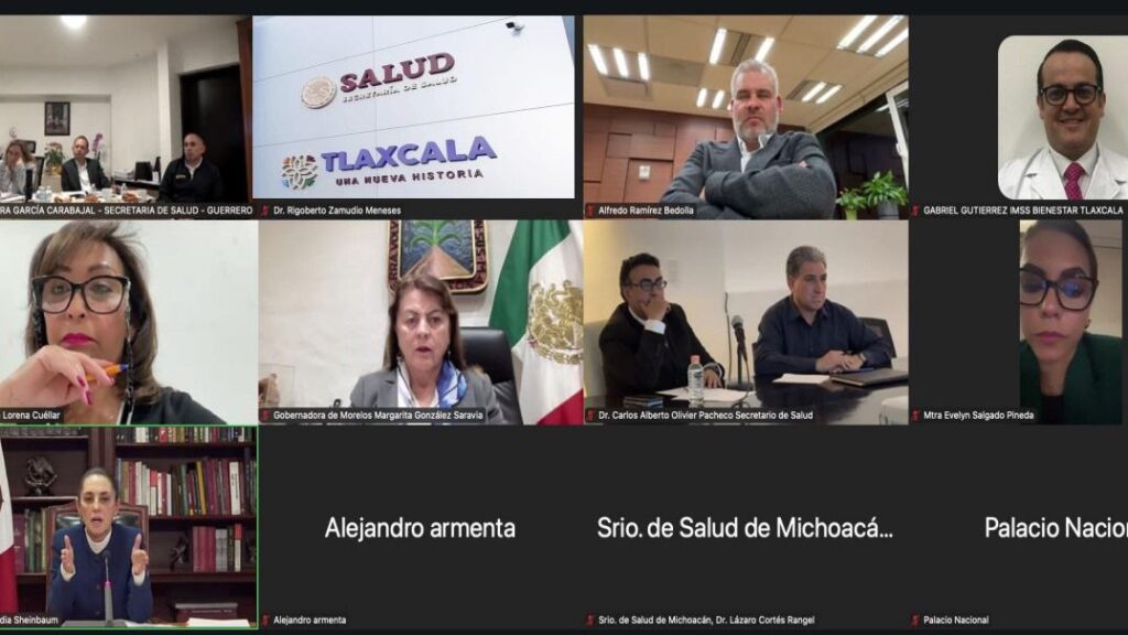 REVISA PRESIDENTA SHEINBAUM CON GOBERNADORES AVANCES DEL SISTEMA IMSS-BIENESTAR*