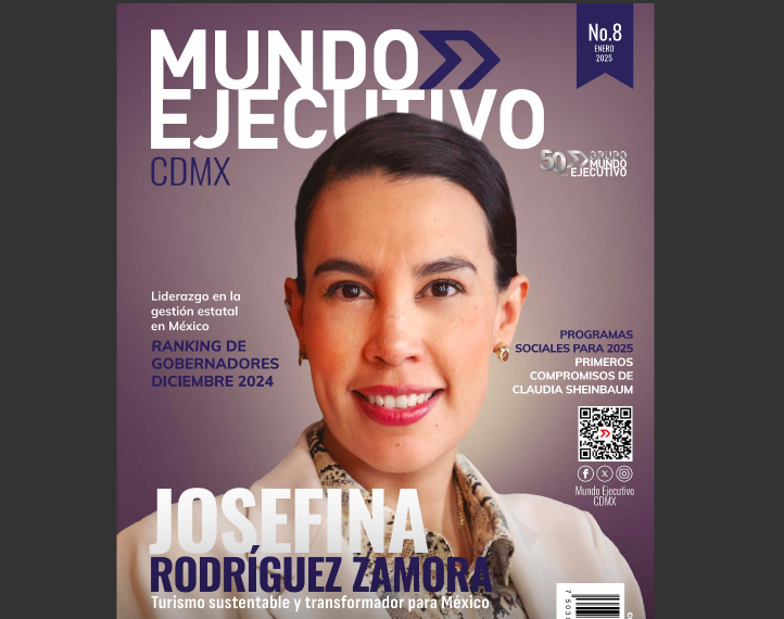 Destaca la revista mundo ejecutivo a Josefina Rodríguez, la joven líder del turismo en México