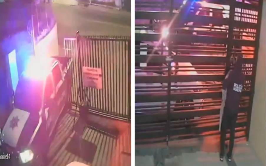 ¿Y la seguridad? Policías de Tijuana son grabados mientras roban una casa 