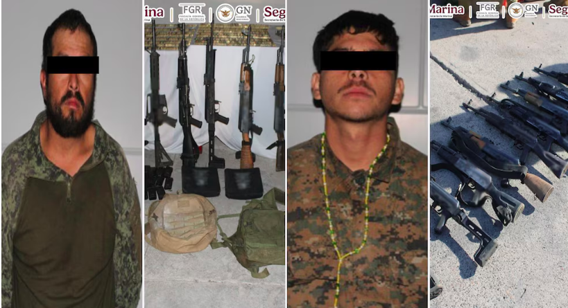Caen cinco generadores de violencia en Sinaloa; les incautan arsenal, droga y dos personas privadas de la libertad