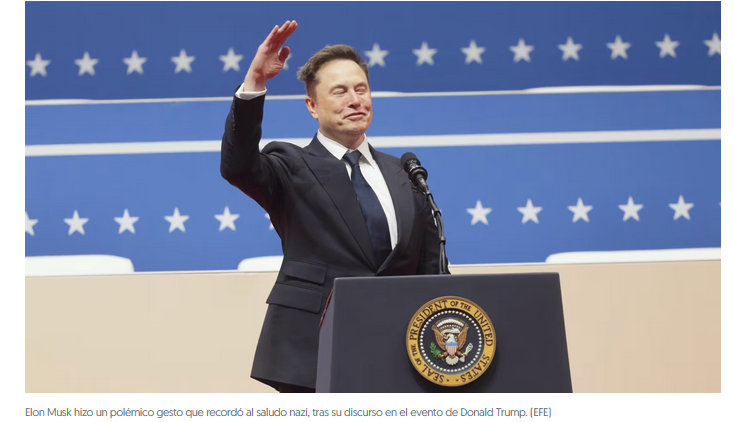 ¿Elon Musk hizo un saludo nazi en evento de Donald Trump? Este es el origen de la señal