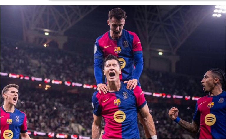 Barcelona es campeón de la Supercopa de España; goleó al Real Madrid en Arabia Saudita