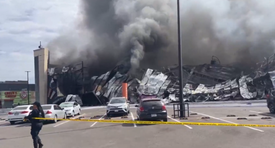 Se registra incendio en casino de Culiacán, Sinaloa