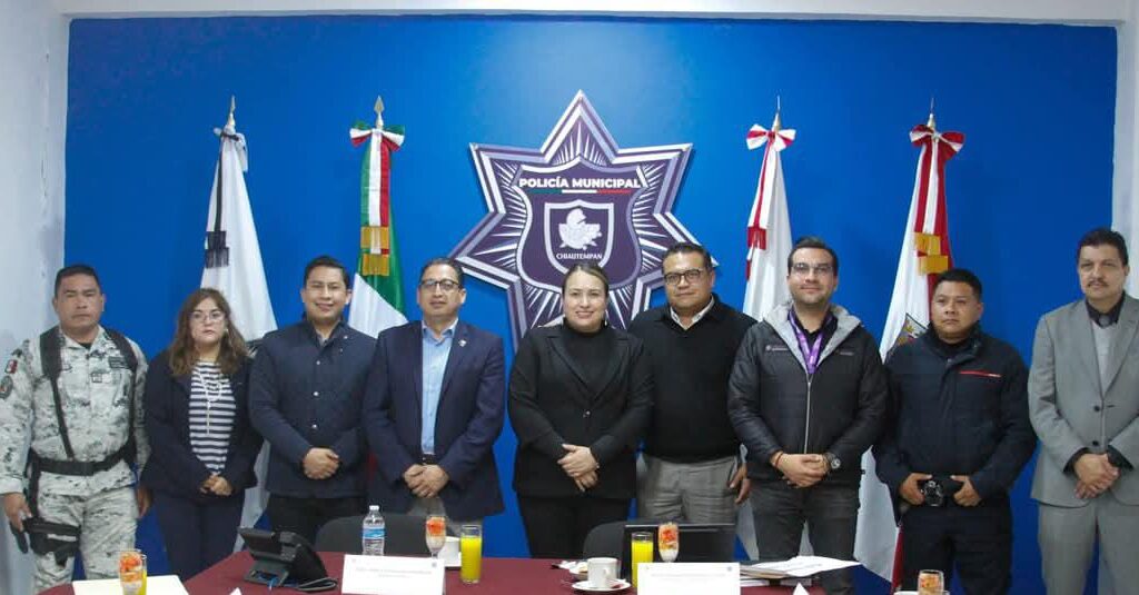 Estrechan colaboración Sesesp y presidencia de Chiautempan en materia de seguridad pública