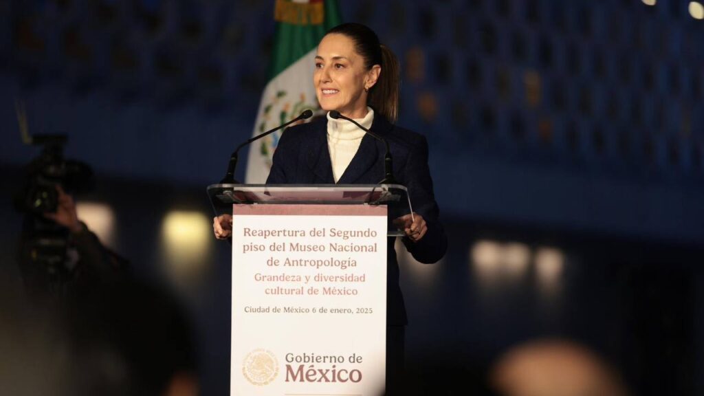 Sheinbaum inaugura el “segundo piso” del Museo de Antropología