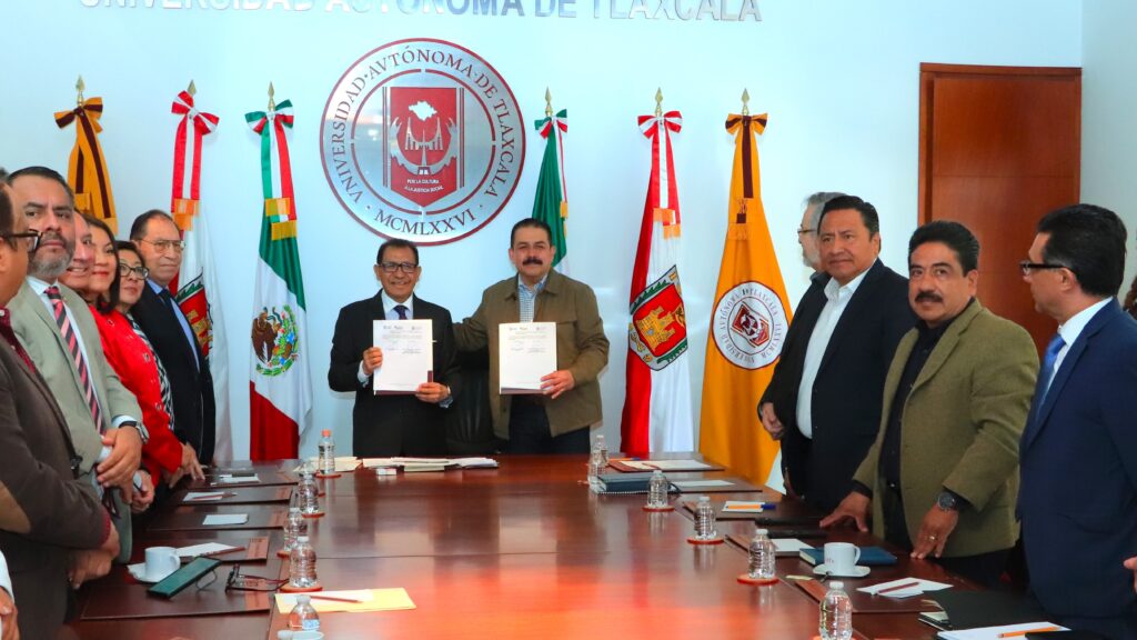 El Rector de la UATx y el Secretario de Educación, Ciencia, Tecnología e Innovación del Estado de México firman convenio para impulsar la educación inicial