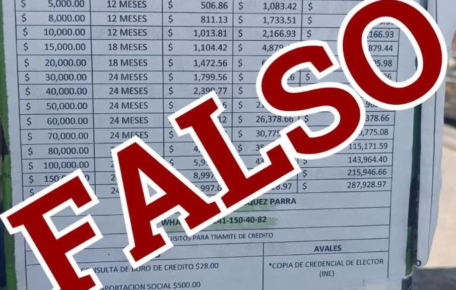ALERTA FOMTLAX SOBRE FALSOS GESTORES; OTORGAN SUPUESTOS CRÉDITOS