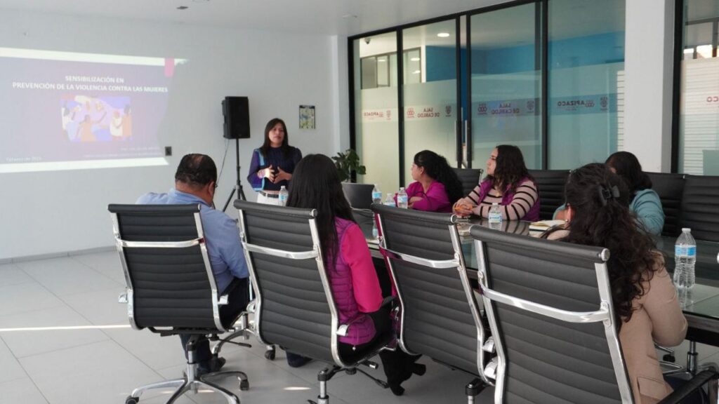 EL H. AYUNTAMIENTO DE APIZACO REALIZA CAPACITACIÓN EN SENSIBILIZACIÓN PARA PREVENIR VIOLENCIA DE GÉNERO