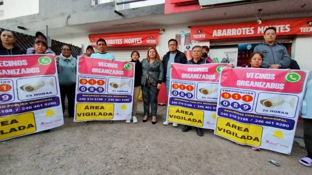 Yazmín Jiménez Rugerio refuerza seguridad y mantenimiento urbano en Xiloxoxtla
