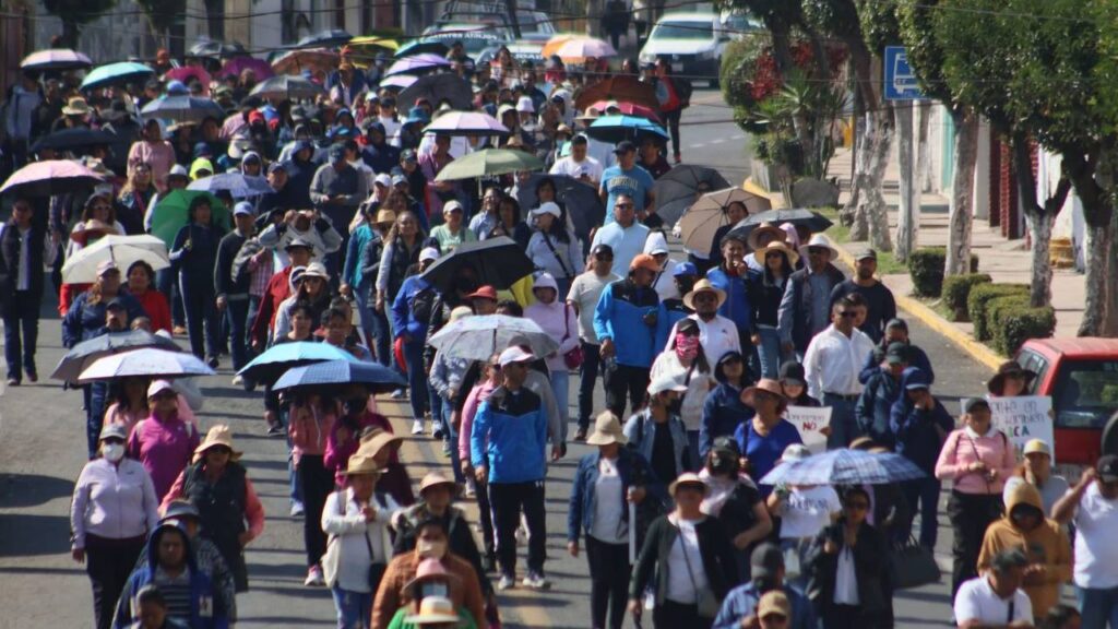 Protestan maestros del estado contra reforma del ISSSTE