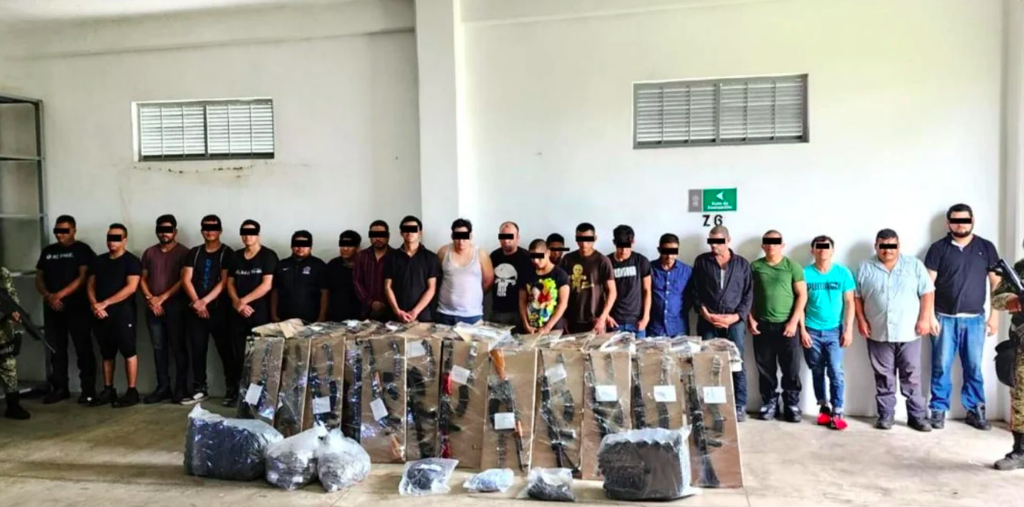 Operativo en la Selva Lacandona deja 21 detenidos, destaca un subdirector de la policía estatal
