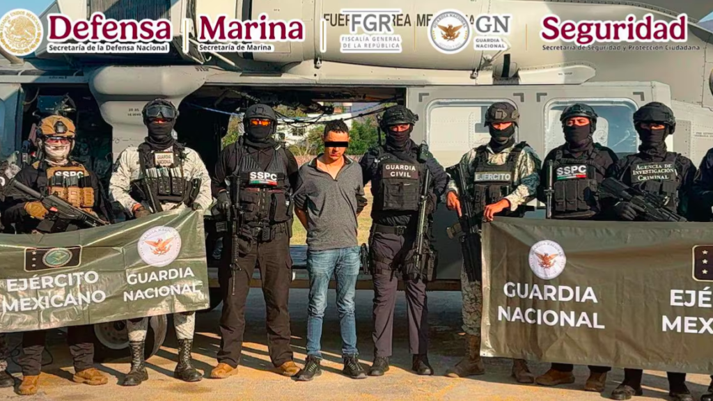 Capturan a Gerardo ‘N’, líder de una organización que extorsionaba a productores de aguacate