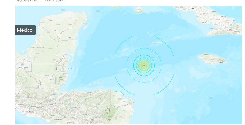 Terremoto de magnitud 7.6 se registra cerca de las Islas Caimán; no se reportan daños