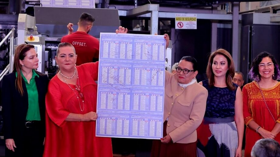 INE arranca con la impresión de boletas para elección judicial