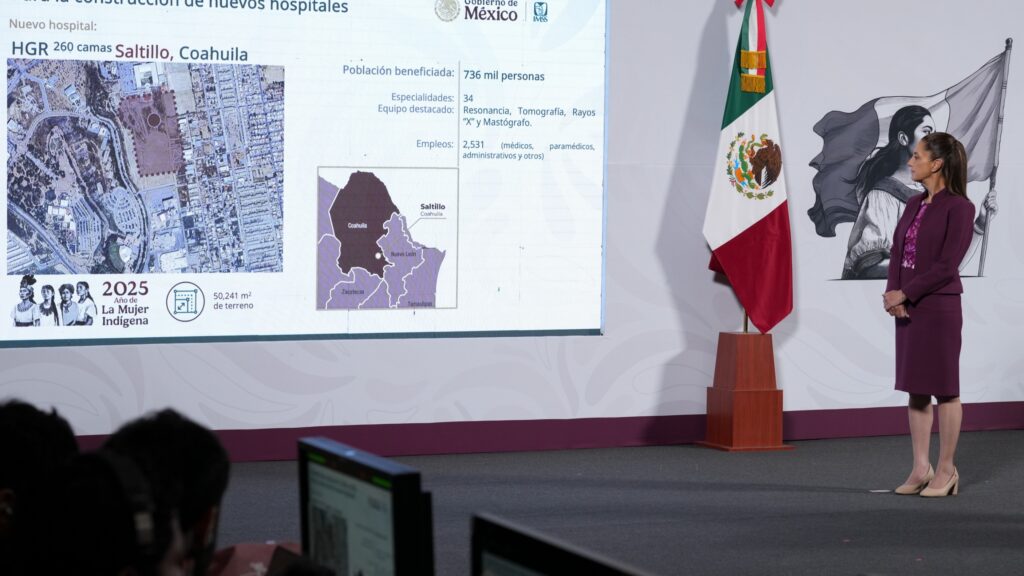 PRESIDENTA CLAUDIA SHEINBAUM ANUNCIA QUE LA DEFENSA NACIONAL CONSTRUIRÁ SIETE NUEVOS HOSPITALES DEL IMSS EN BENEFICIO DE 2.9 MILLONES DE PERSONAS